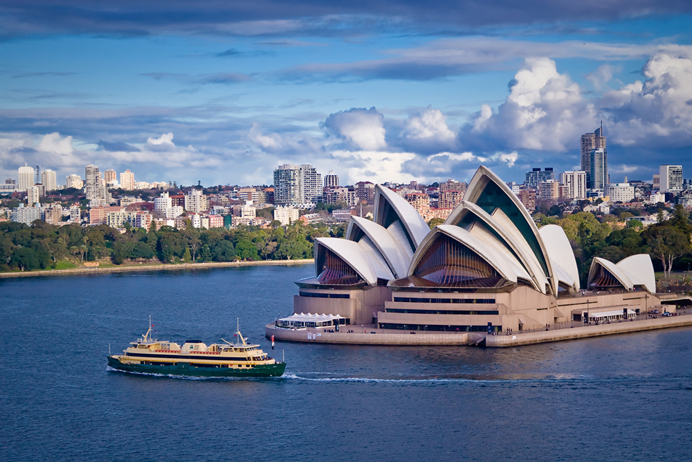 Sydney Opera House and Ferry